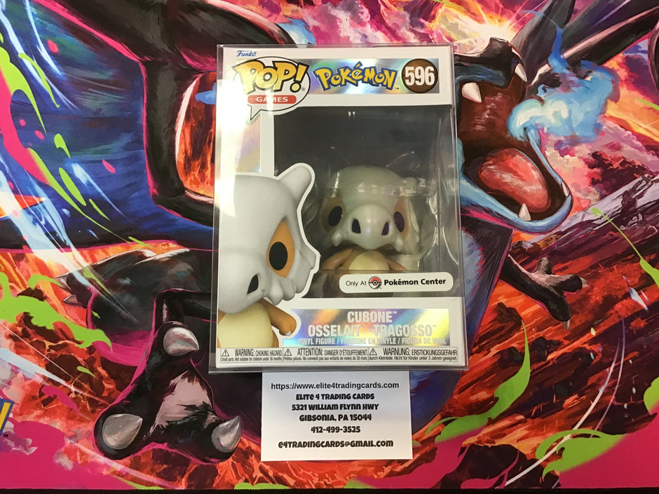 Cubone #596 [Pearlescent] Pokemon Center Funko Pop!