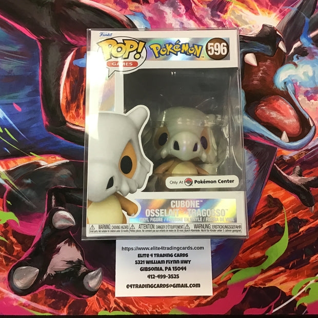 Cubone #596 [Pearlescent] Pokemon Center Funko Pop!