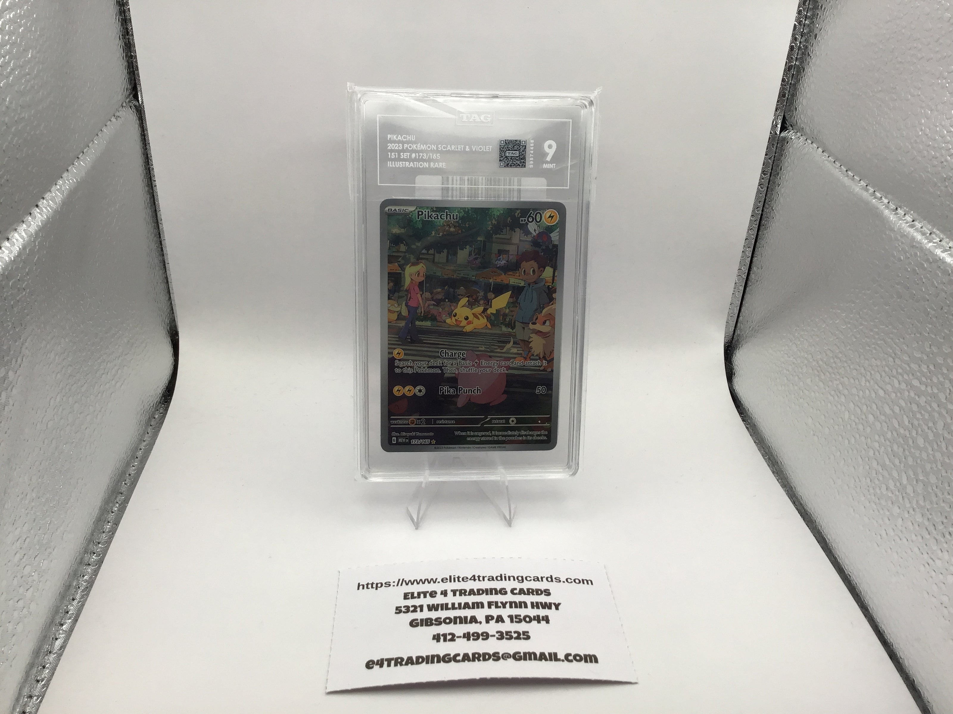Pikachu #173 Pokemon Scarlet & Violet 151 (TAG 9)