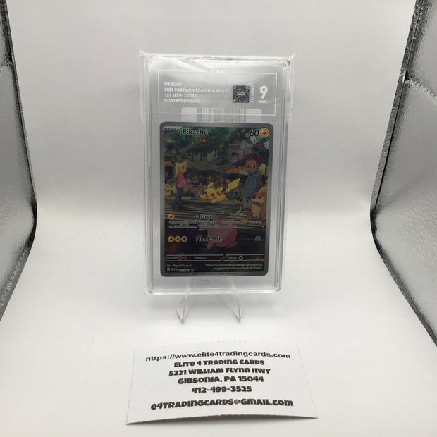 Pikachu #173 Pokemon Scarlet & Violet 151 (TAG 9)