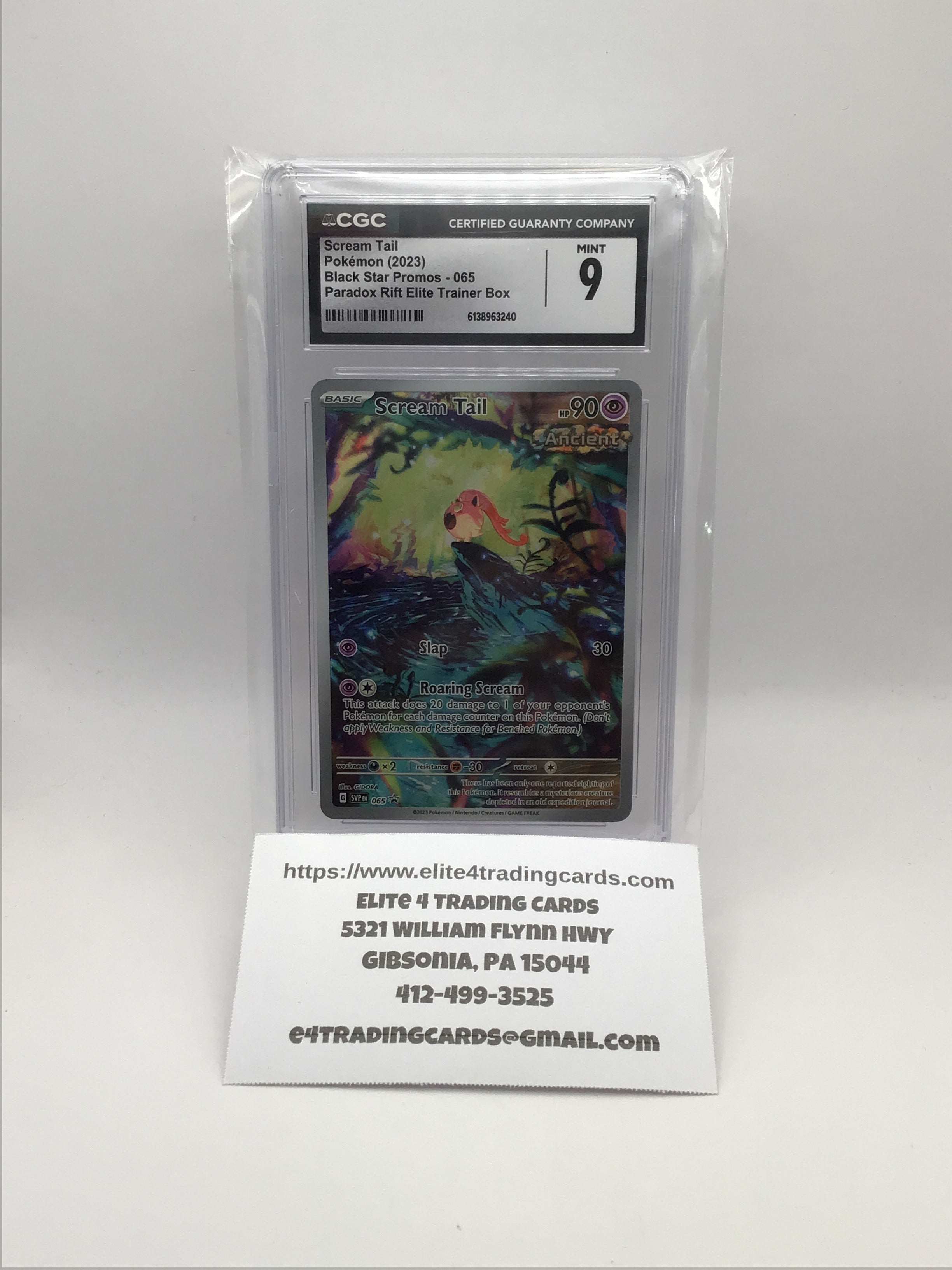 Scream Tail Black Star Promo #65 (CGC 9)