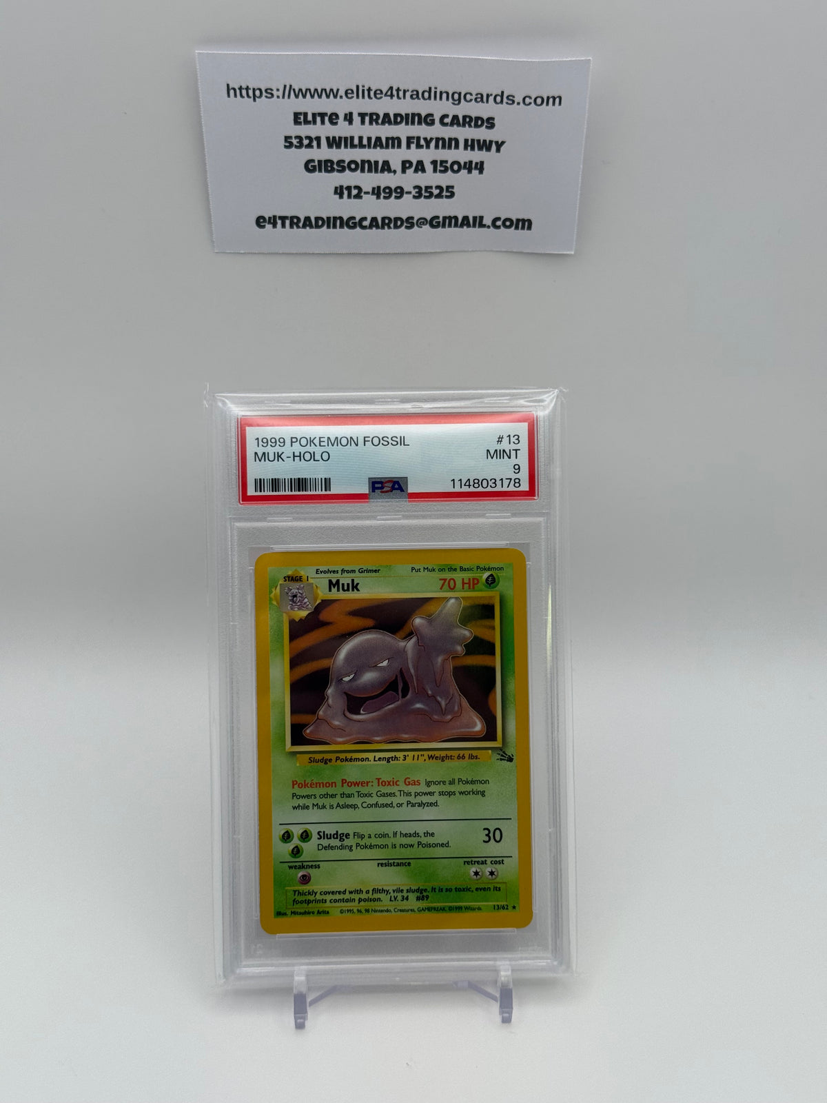 Muk #13 Fossil (PSA 9)