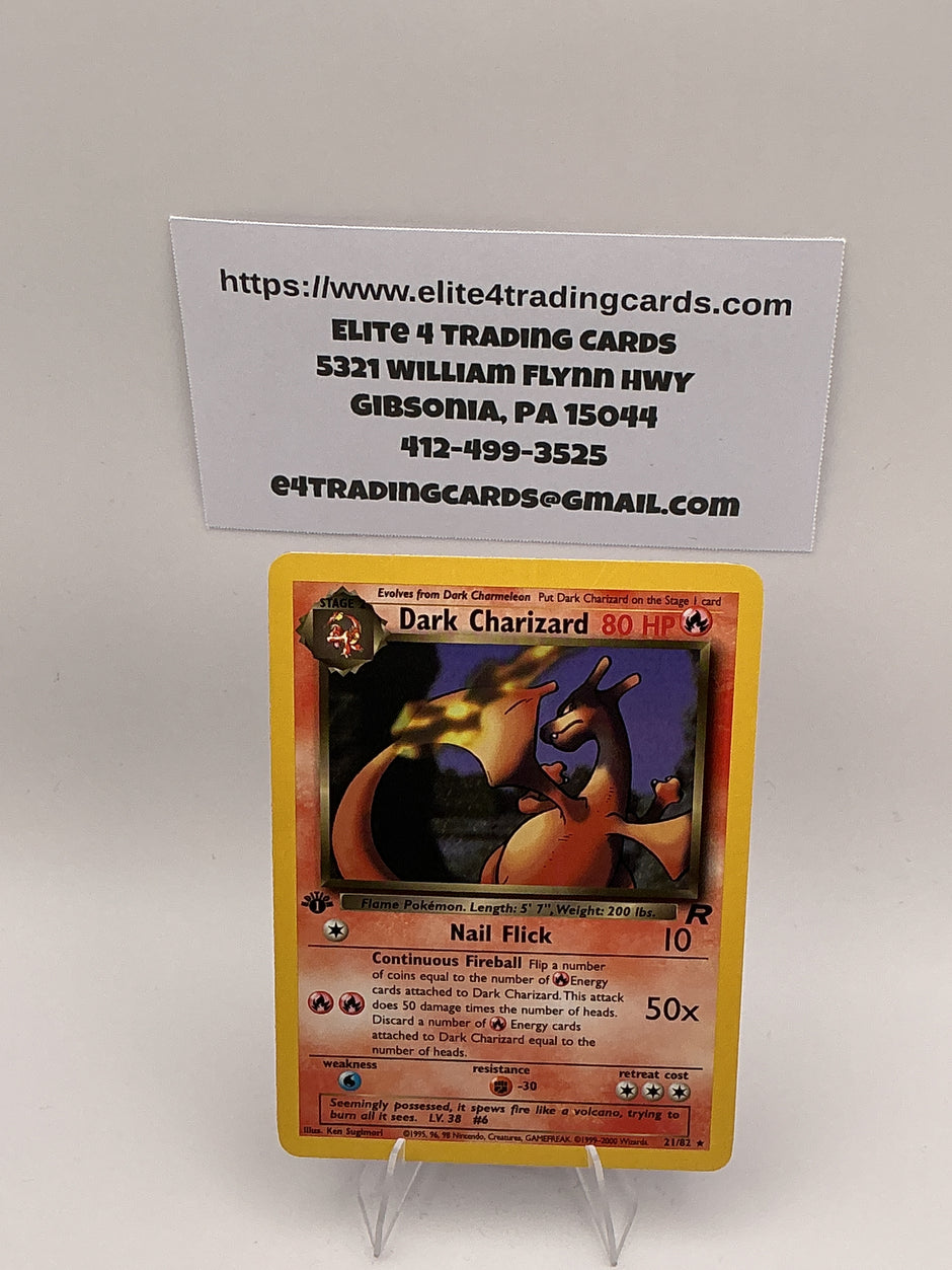 Dark Charizard (21) - Team Rocket (TR) - LP+