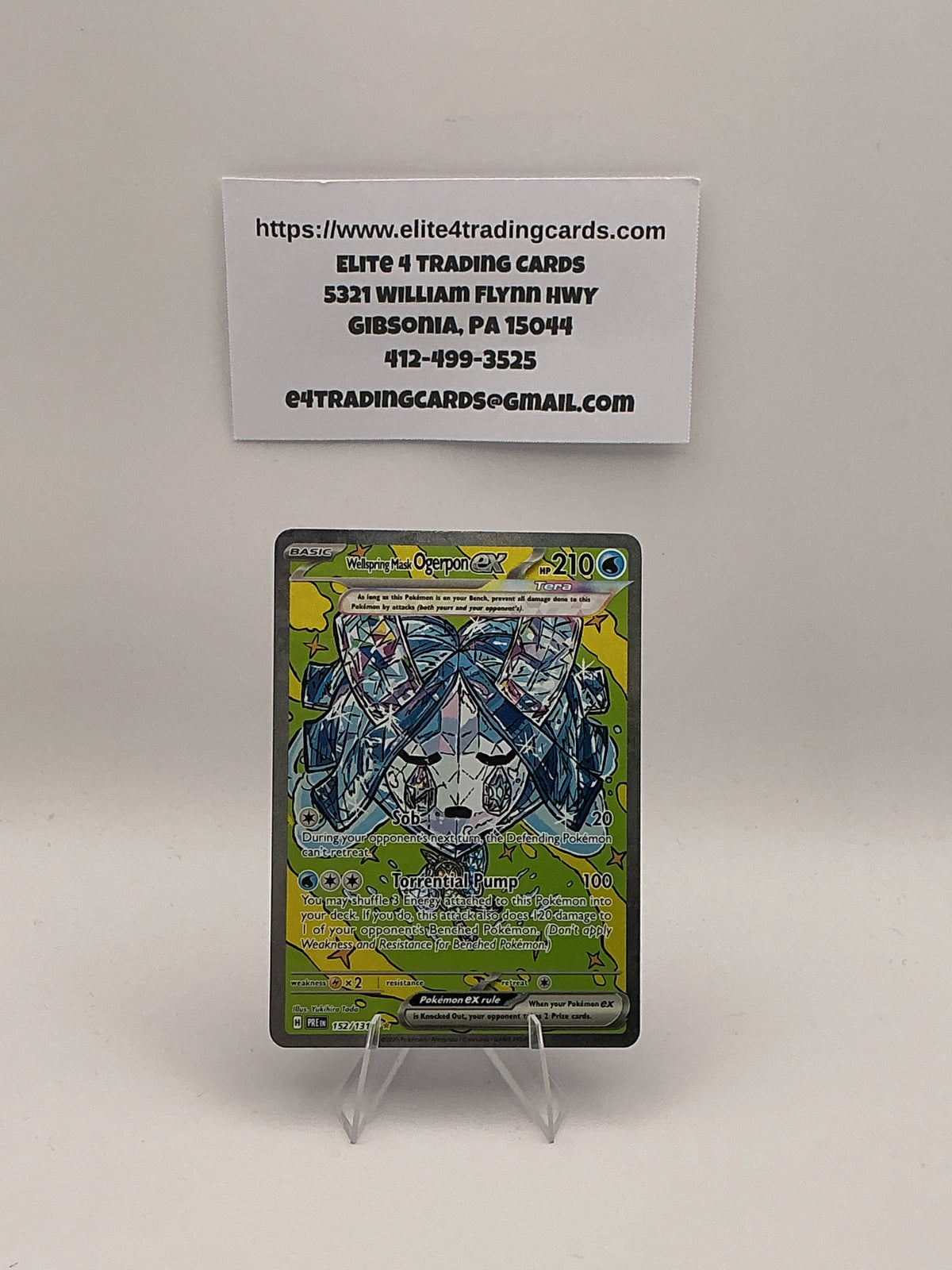 Wellspring Mask Ogerpon ex - 152/131 - SV: Prismatic Evolutions (PRE) LP