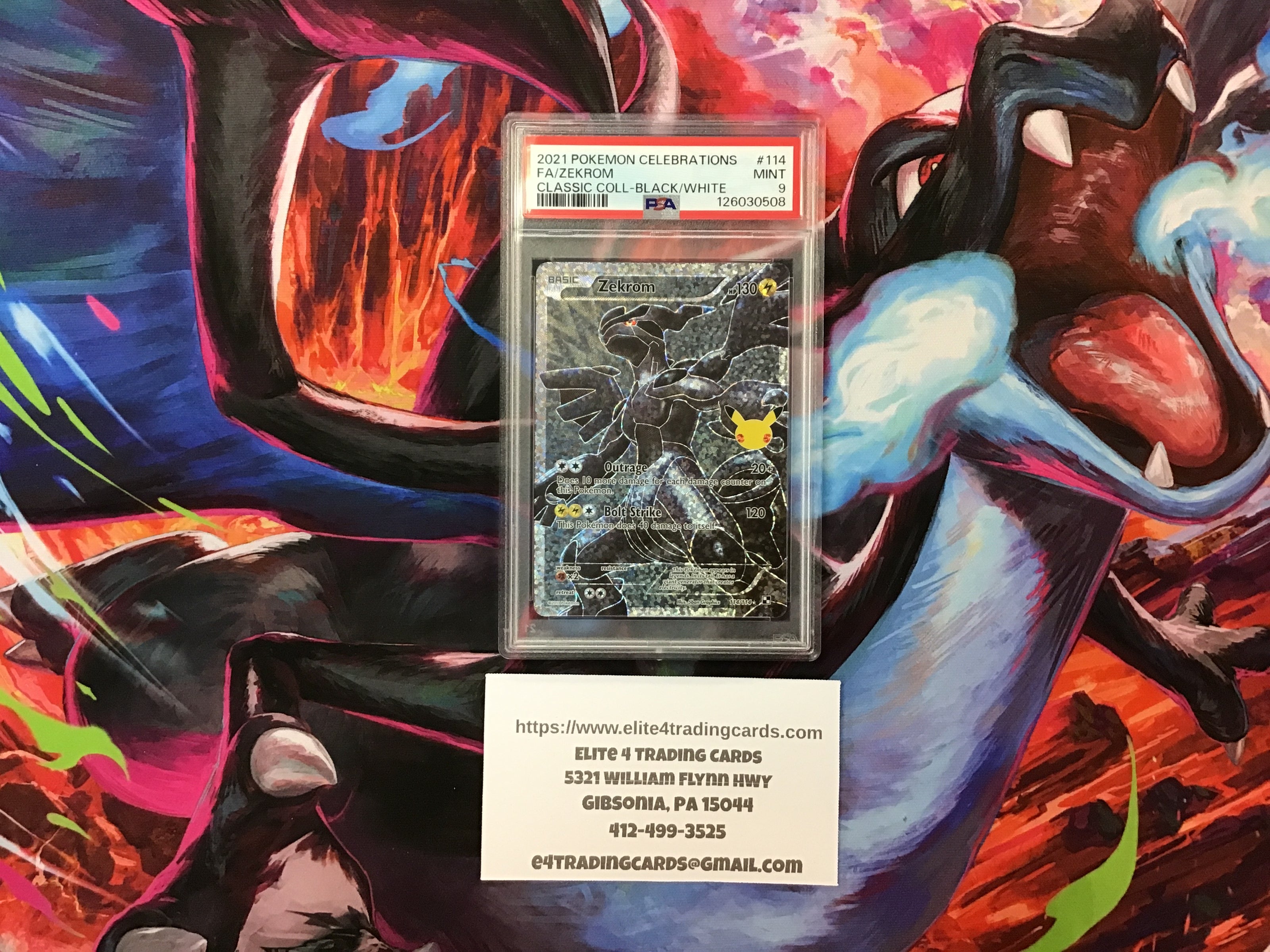 Zekrom #114 Pokemon Celebrations (PSA 9)