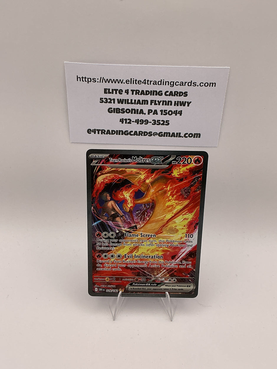 Team Rocket's Moltres ex - 229/182 - SV10: Destined Rivals (DRI)