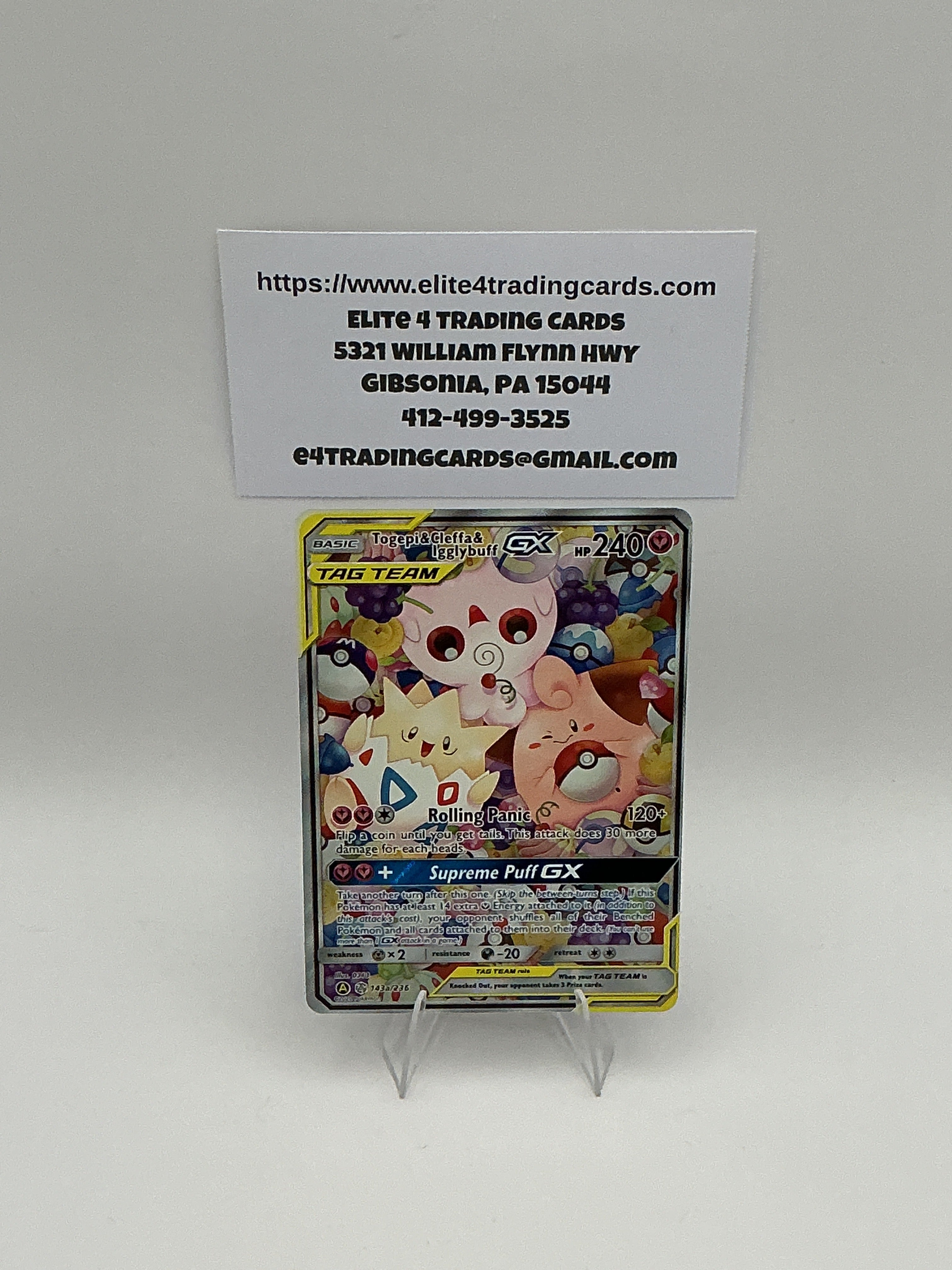 Togepi & Cleffa & Igglybuff GX - 143a/236 - Alternate Art Promos (PR)