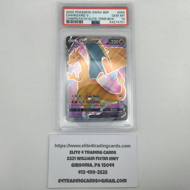 Charizard V #SWSH050 Pokemon Promo (PSA 10)