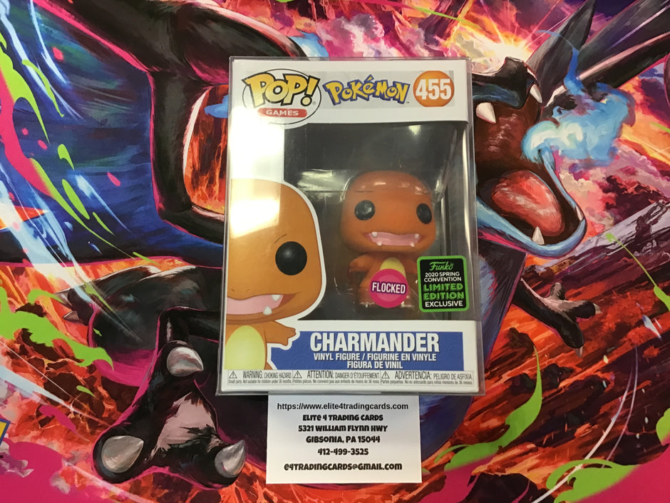 Charmander #455 [Flocked] Limited Edition Funko Pop!