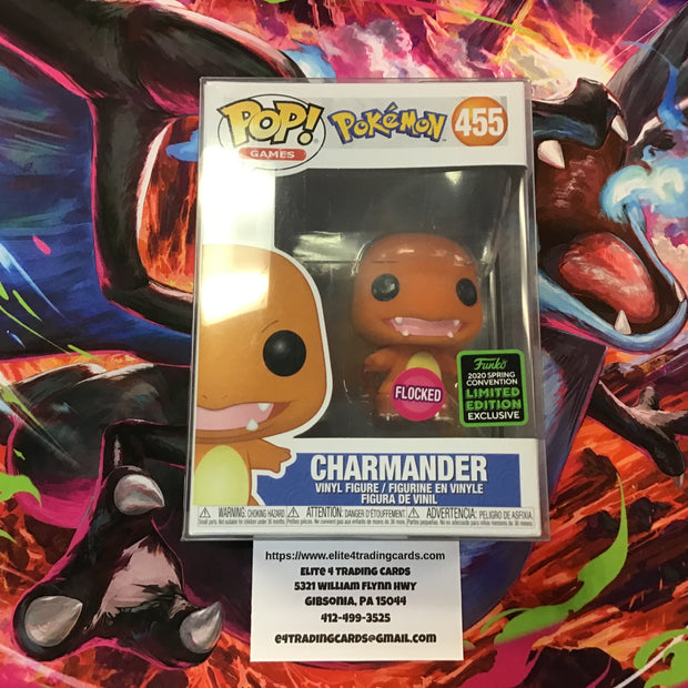 Charmander #455 [Flocked] Limited Edition Funko Pop!