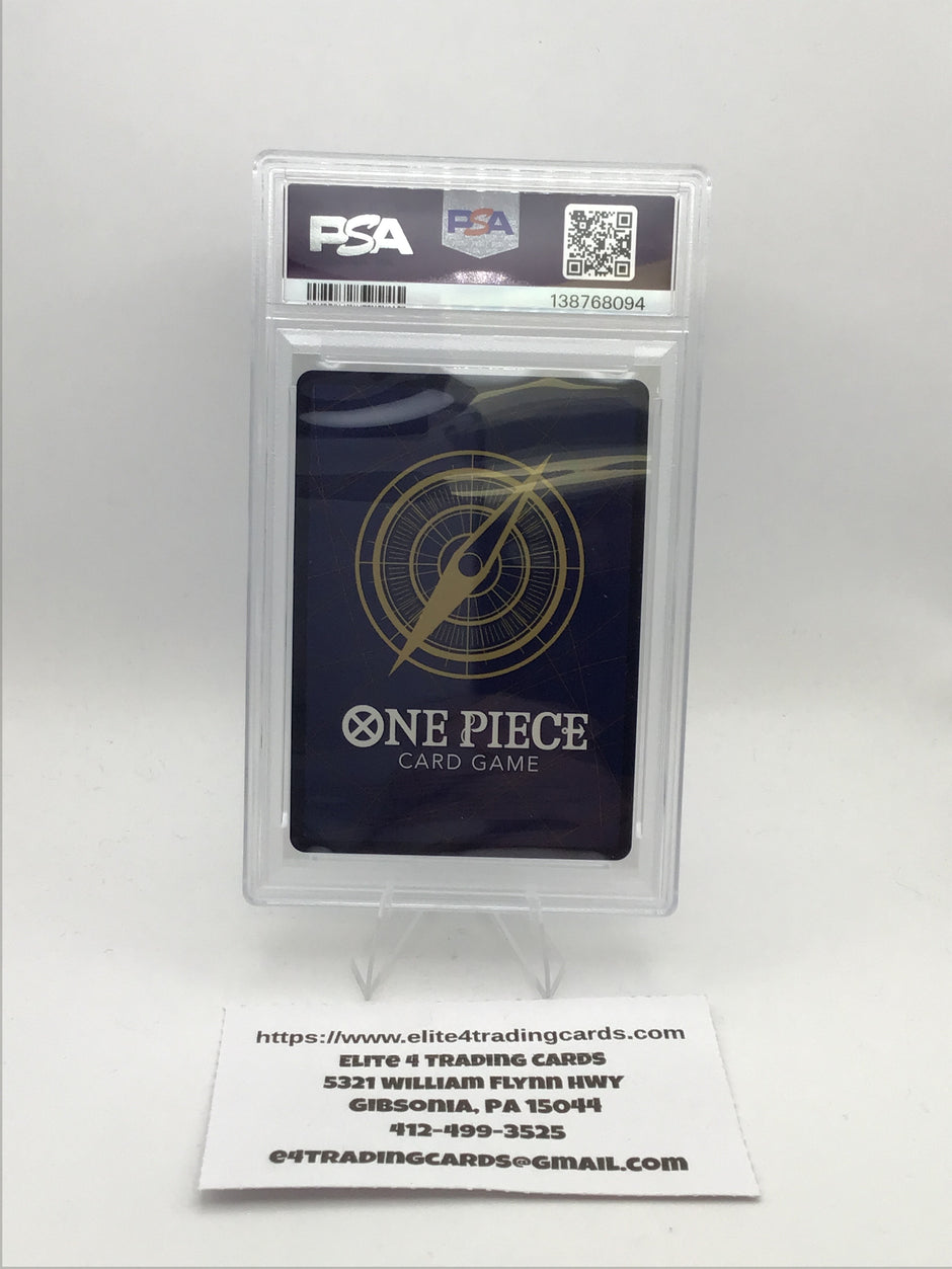 Roronoa Zoro [Alternate Art] PRB02-006 One Piece Premium Booster (PSA 10)