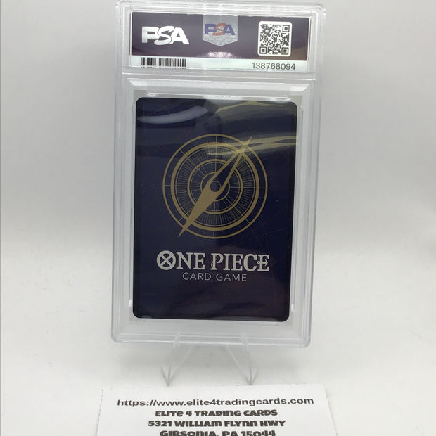Roronoa Zoro [Alternate Art] PRB02-006 One Piece Premium Booster (PSA 10)