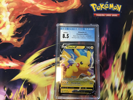 CGC 8.5 Pikachu V