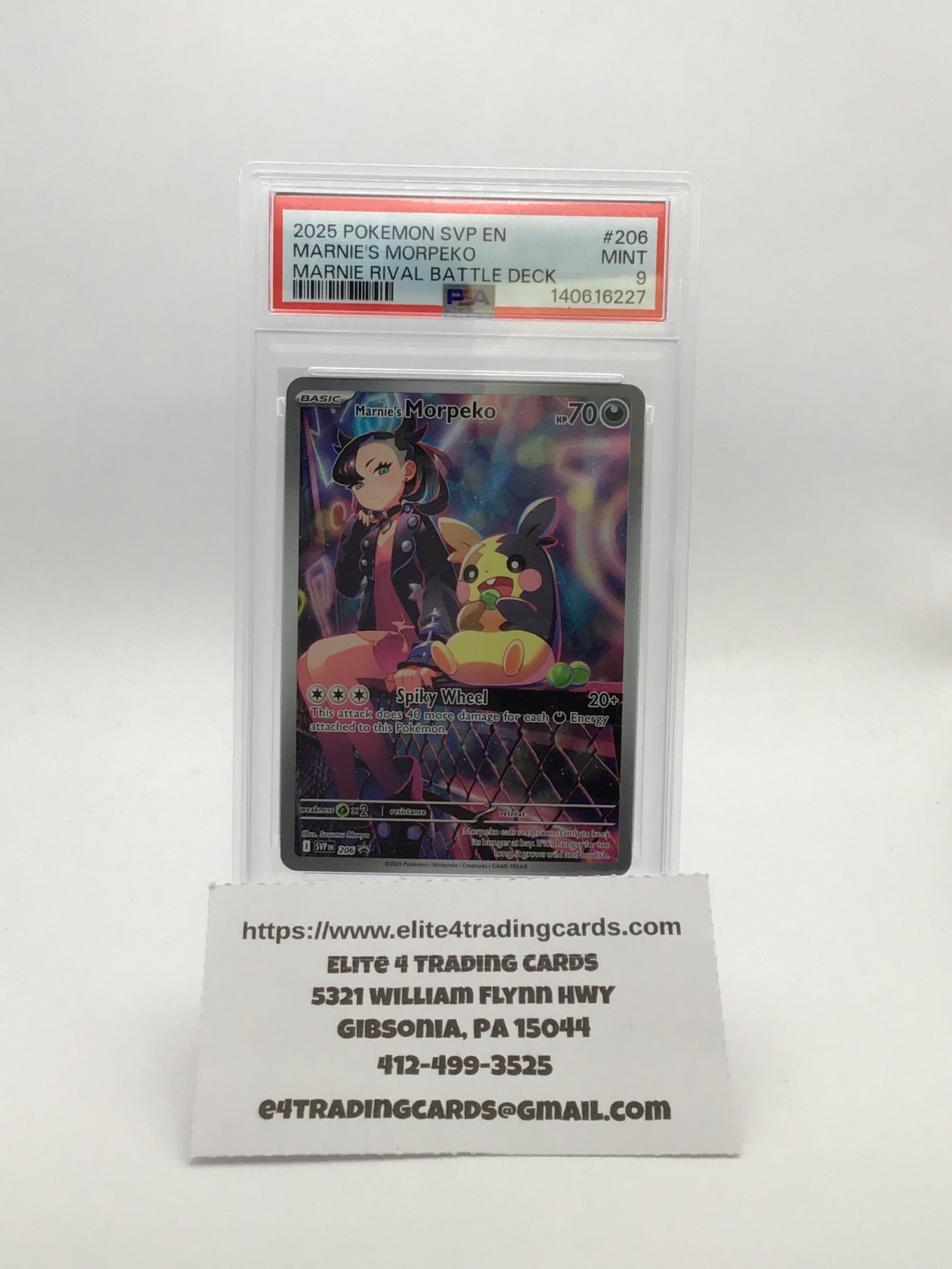 Marnie’s Morpeko - SV: Scarlet & Violet Promo Cards (SVP) (PSA 9)