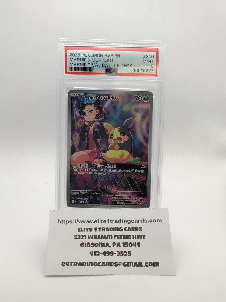 Marnie’s Morpeko - SV: Scarlet & Violet Promo Cards (SVP) (PSA 9)
