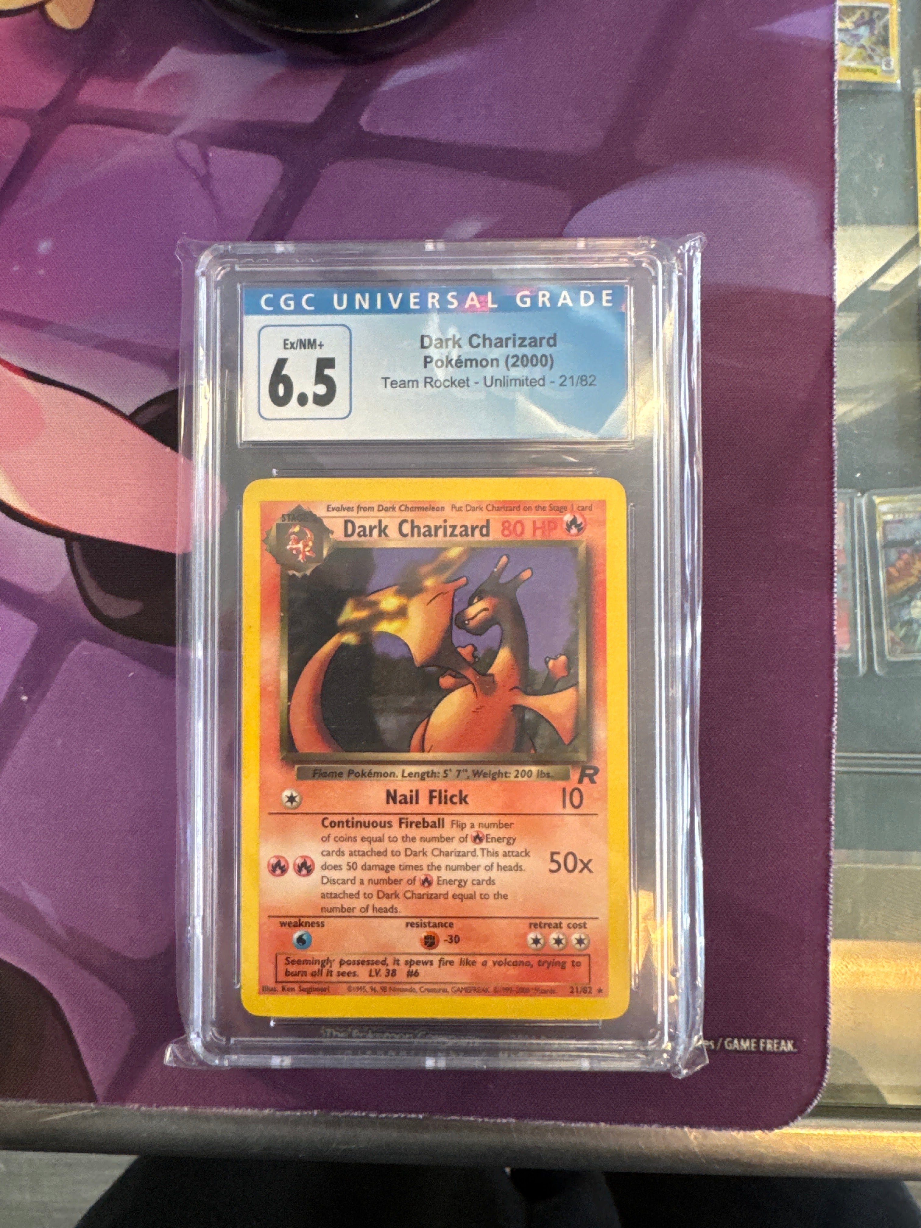 Dark Charizard #21 CGC 6.5