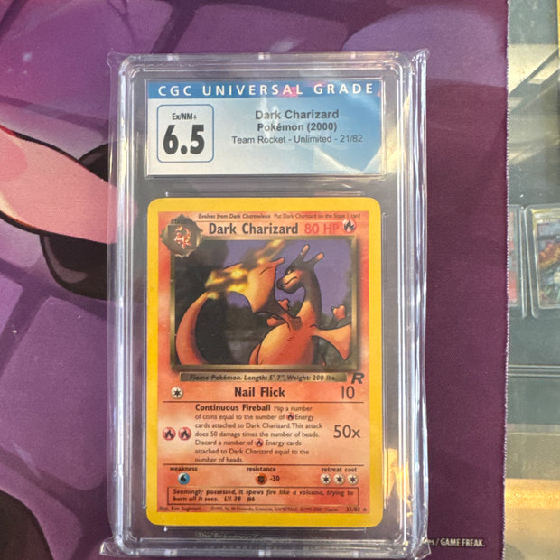 Dark Charizard #21 CGC 6.5