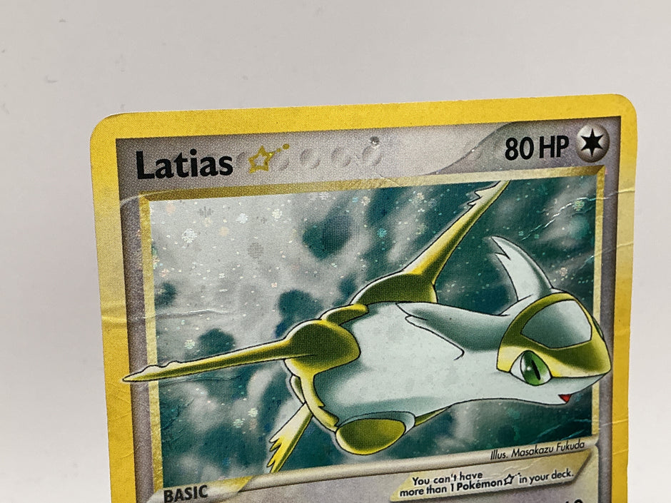 Latias Star - EX Deoxys (DX) DMG (Hole in Card)