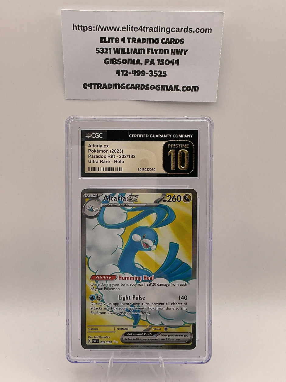 Altaria ex #232 Pokemon Paradox Rift  (CGC Pristine 10)