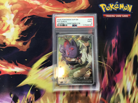 PSA 9 N’s Zorua promo 189