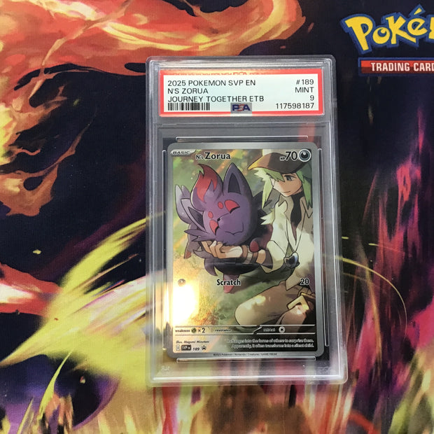 PSA 9 N’s Zorua promo 189