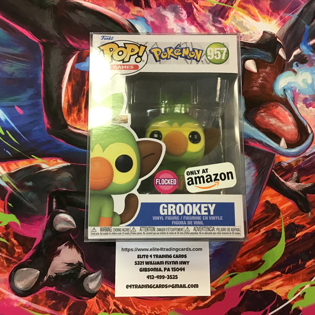 Grookey [Flocked] #957 Funko POP