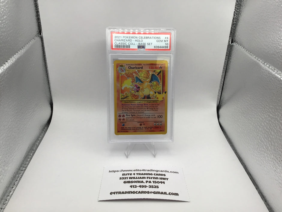 Charizard #4 Pokemon Celebrations (PSA 10)