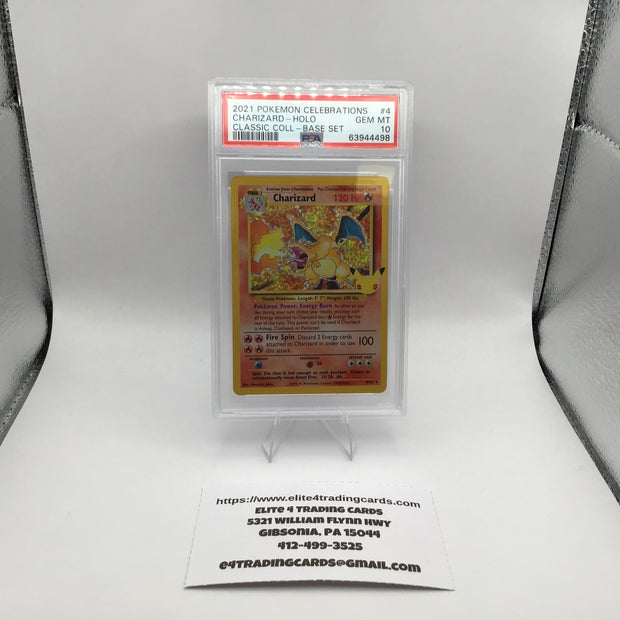 Charizard #4 Pokemon Celebrations (PSA 10)