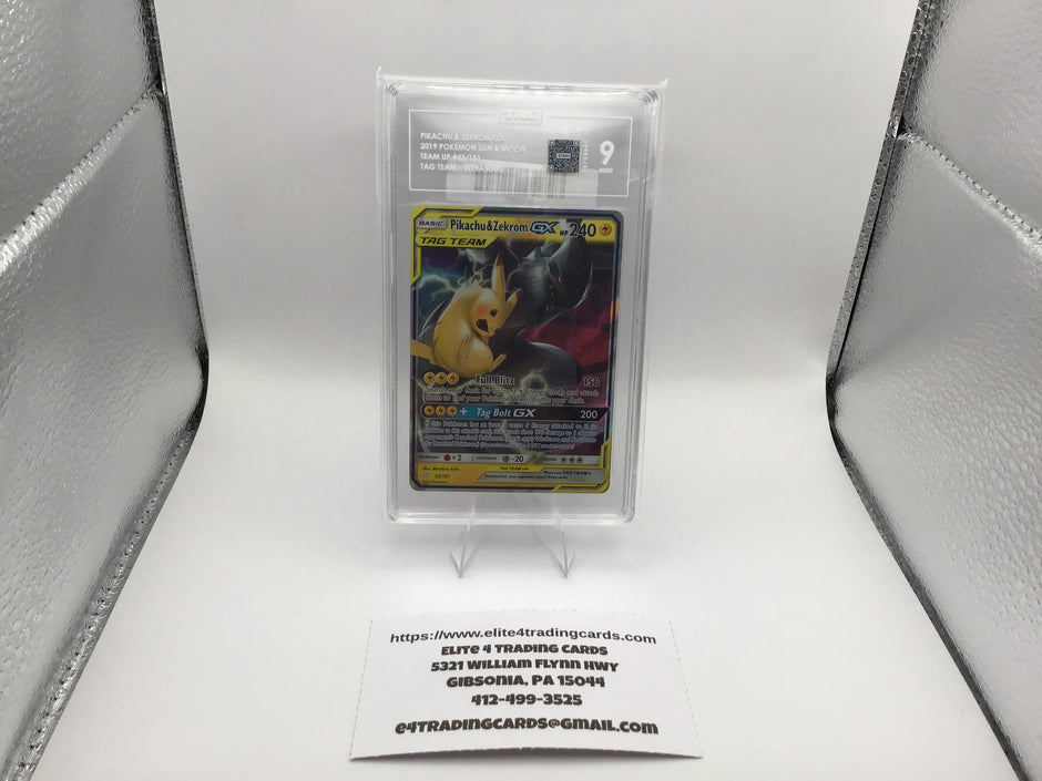 Pikachu & Zekrom GX #33 Pokemon Team Up (TAG 9)