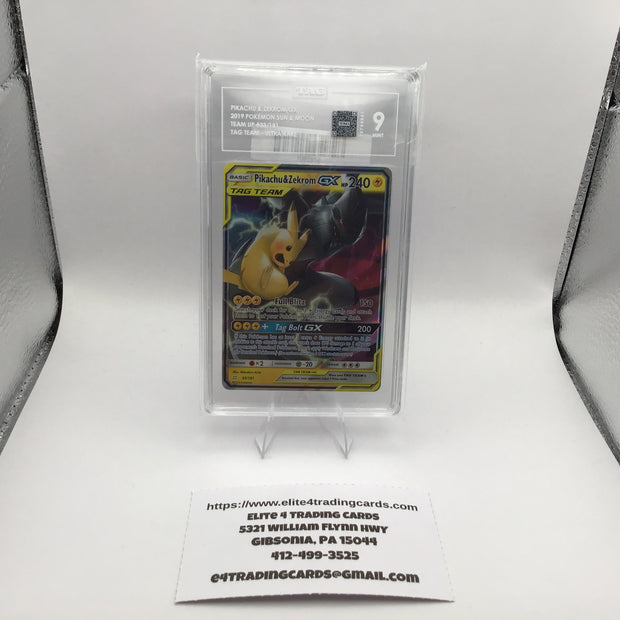 Pikachu & Zekrom GX #33 Pokemon Team Up (TAG 9)