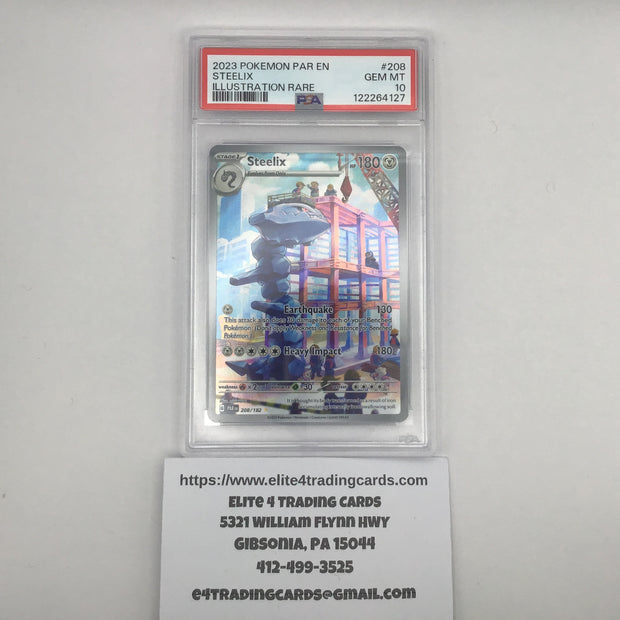 Steelix #208 Pokemon Paradox Rift (PSA 10)