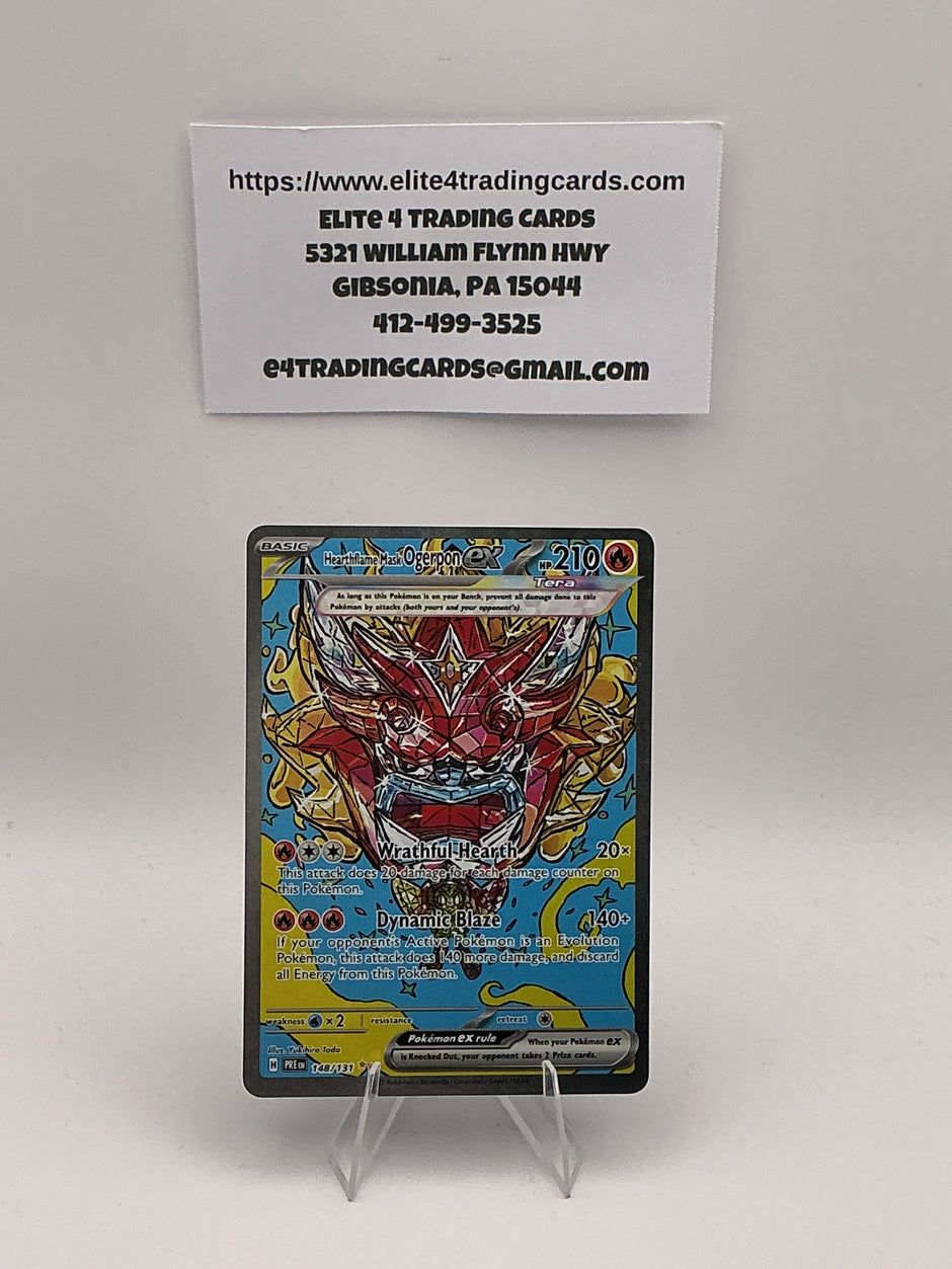 Hearthflame Mask Ogerpon ex - 148/131 - SV: Prismatic Evolutions (PRE)