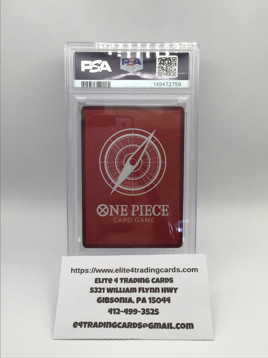 Monkey.D.Luffy [Alternate Art] OP05-060 (PSA 10)