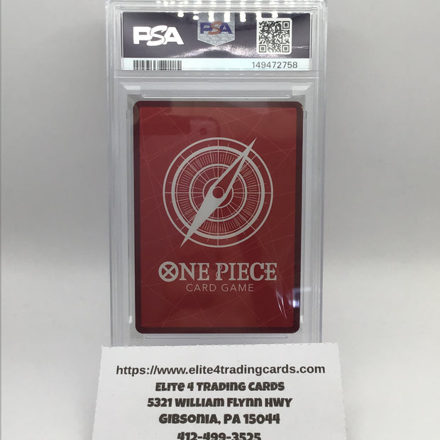 Monkey.D.Luffy [Alternate Art] OP05-060 (PSA 10)