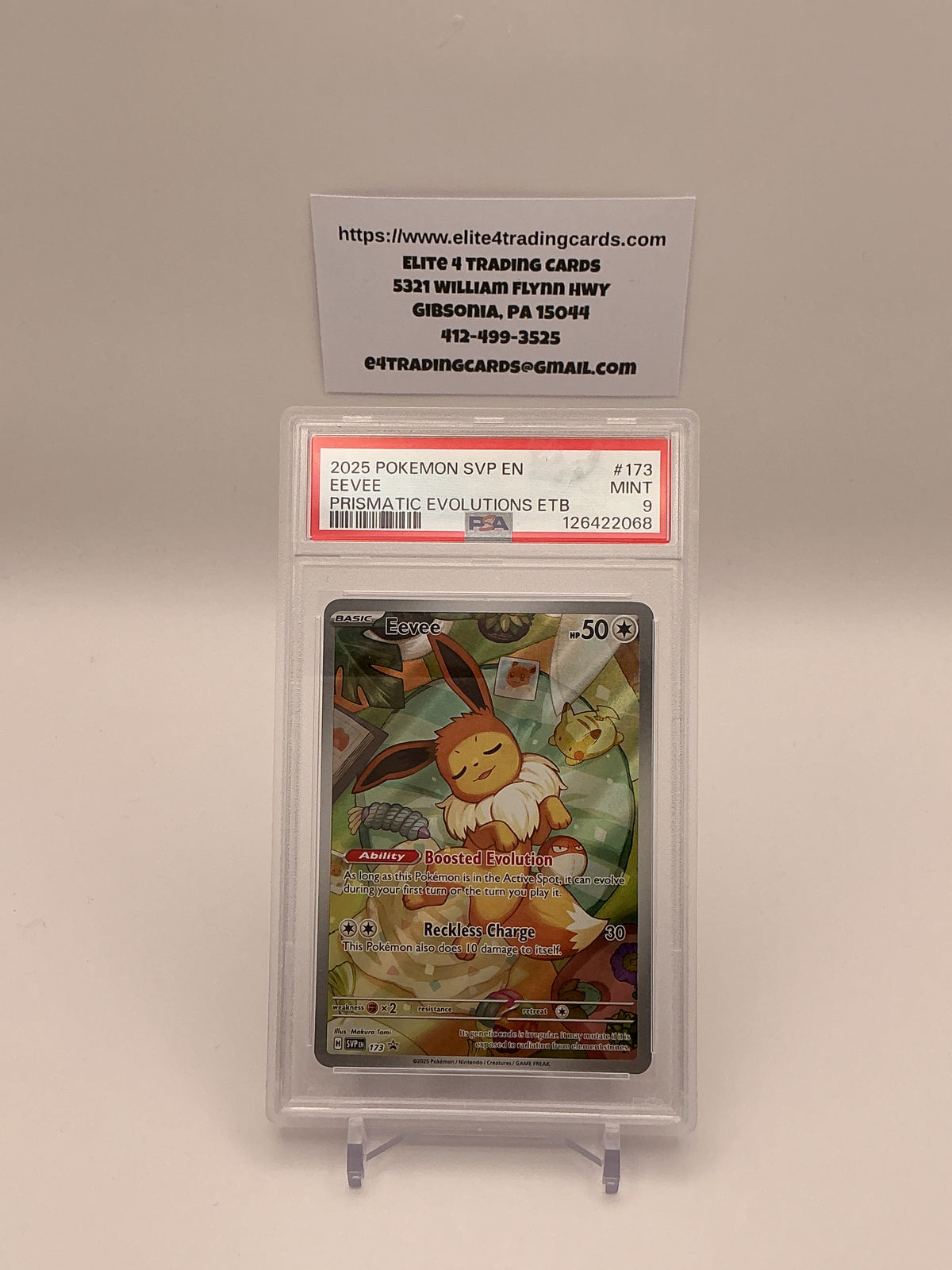 Eevee #173 Pokemon Promo (PSA 9)