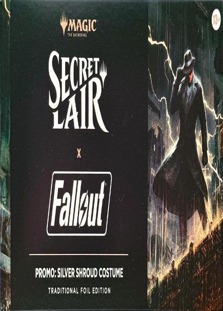 Secret Lair Drop: Secret Lair x Fallout: Promo - Silver Shroud Costume - Traditional Foil Edition - Secret Lair Drop Series (SLD)