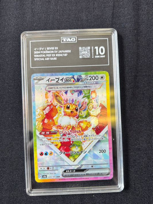 Tag 10 Japanese Eevee ex