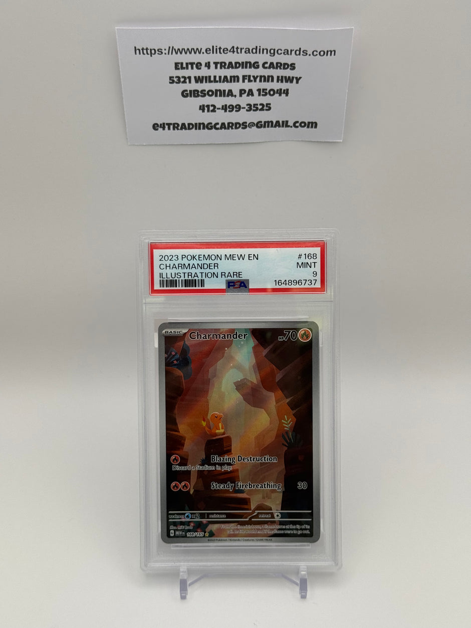 Charmander #168 Scarlet & Violet 151 (PSA 9)