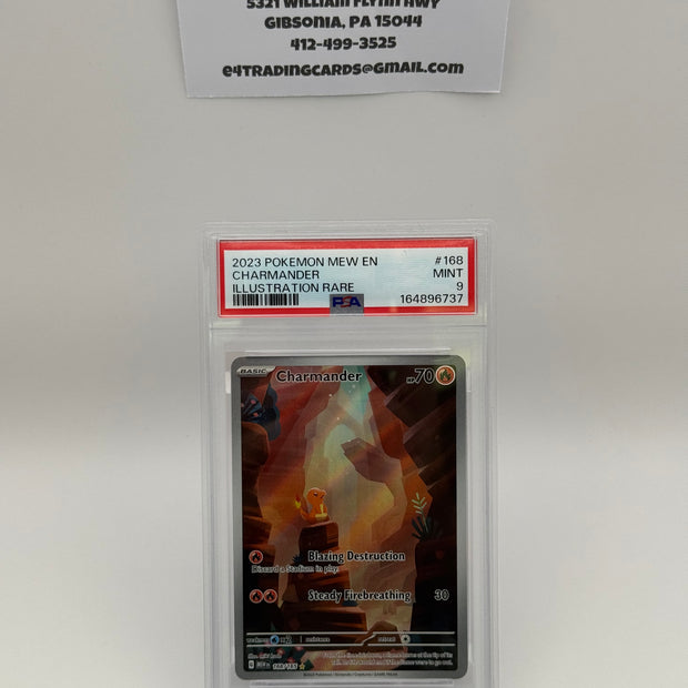 Charmander #168 Scarlet & Violet 151 (PSA 9)