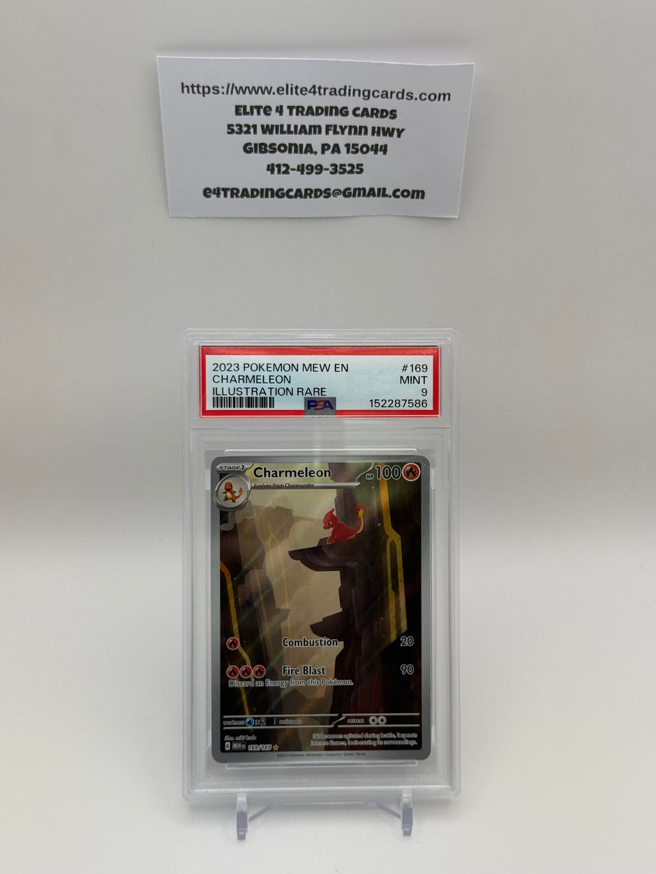 2023 Pokemon Mew EN Charmeleon Illustration Rare (PSA 9)