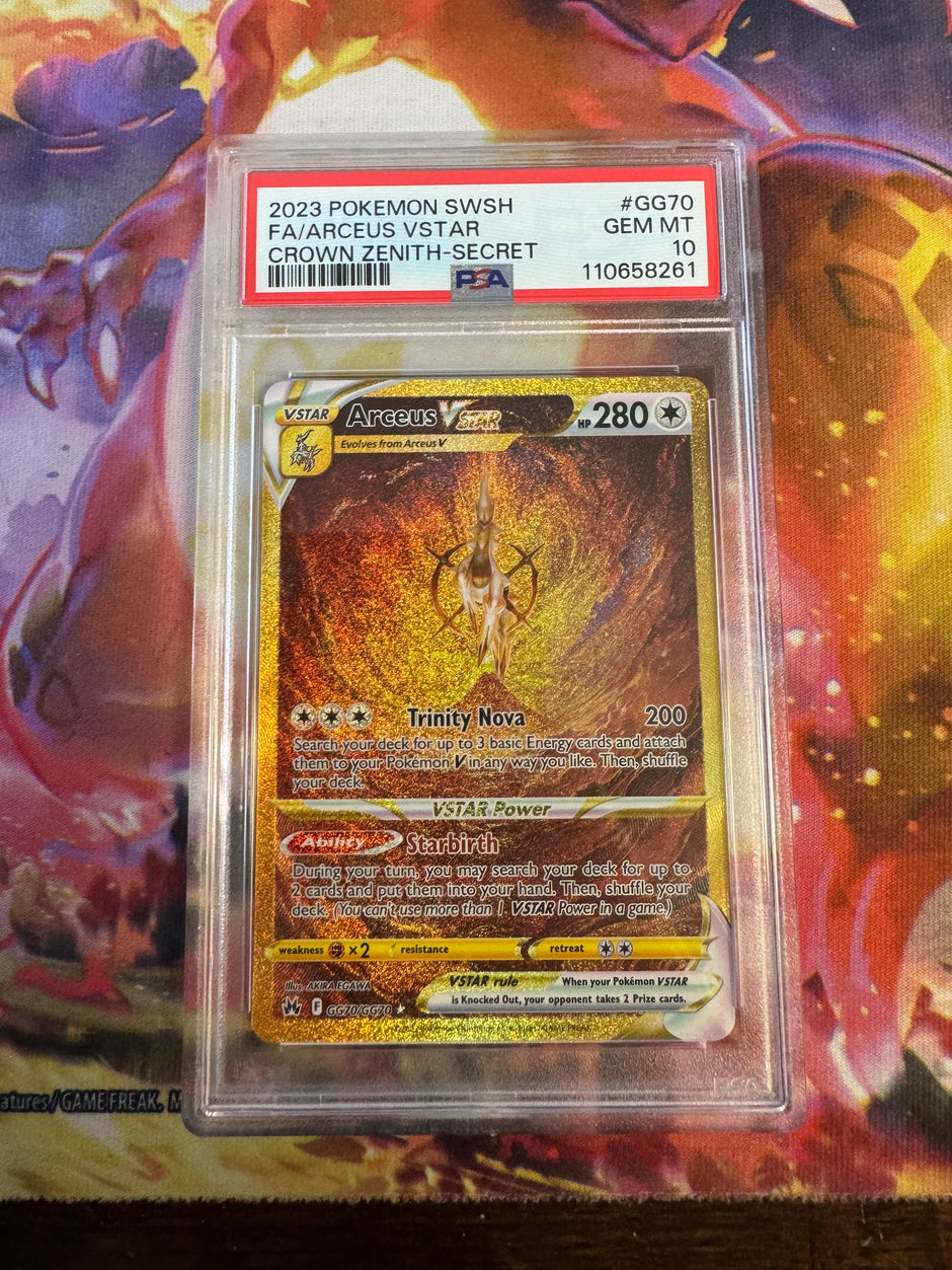 Arceus VSTAR #GG70 Pokemon Crown Zenith PSA 10