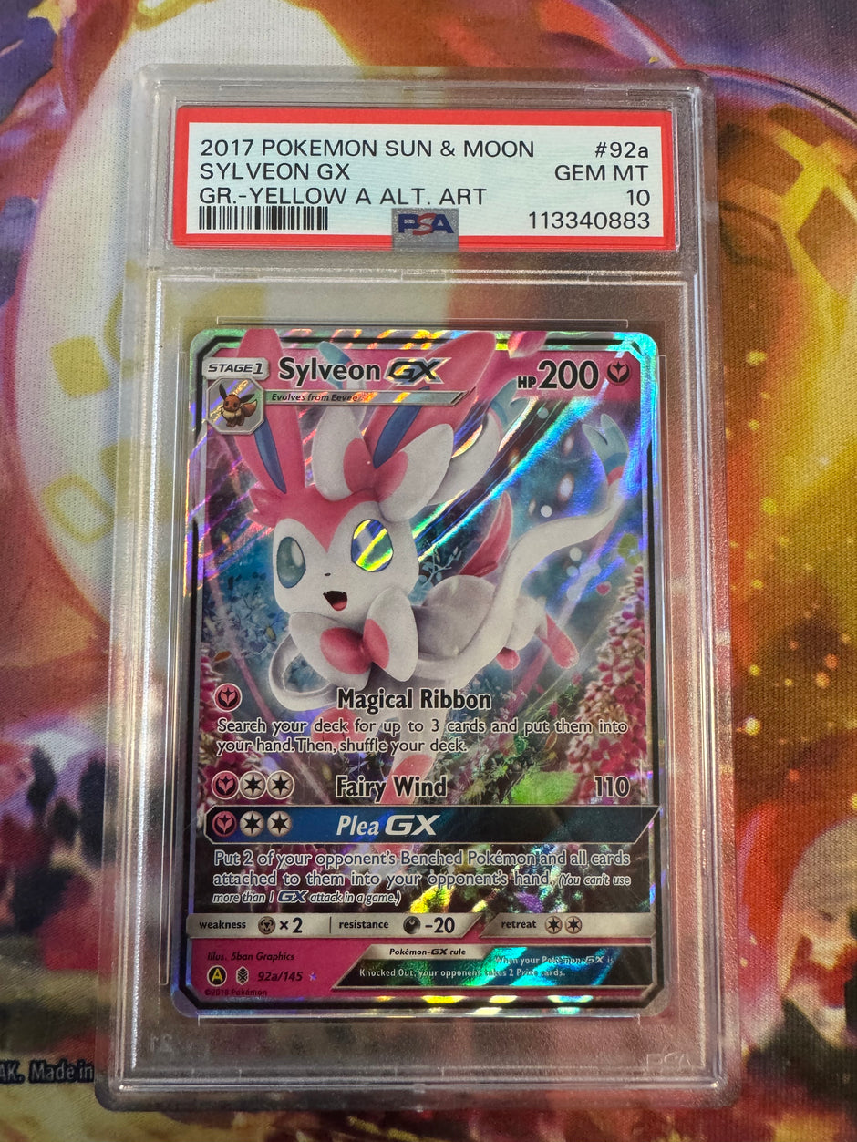 Sylveon GX #92a Pokemon Guardians Rising PSA 10