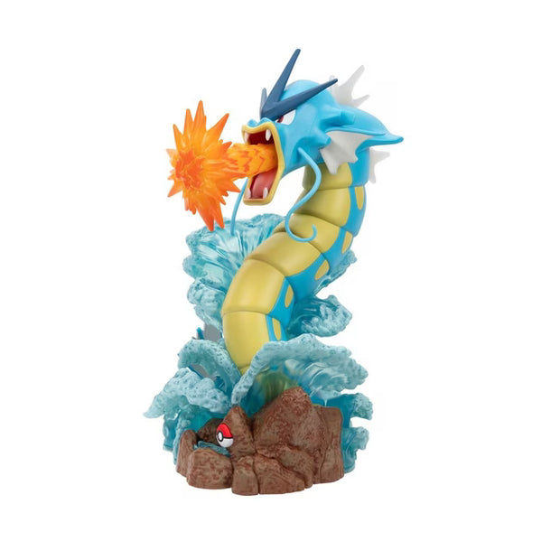 Jazwares Pokemon Gyarados 13-in Deluxe Collector's Statue with Light Up Fins and Beam Attack