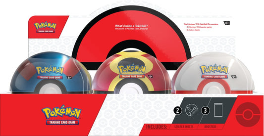Pokemon 2025 Q4 Poke Ball Tin (Single Ball)