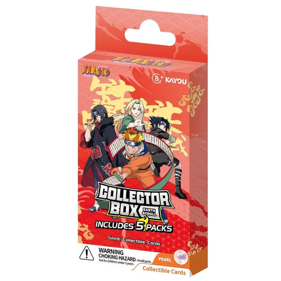 Naruto Kayou Official Collectible Trading Cards - Smriti Earth Scroll Series 2 Collector Box - 5 Packs, 35 Cards