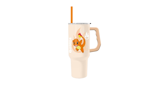 Pokemon Charmander 40oz Stainless Steel Tumbler with Handle