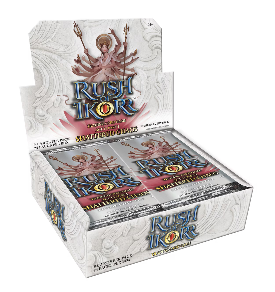 Rush of Ikorr Trading Card Game Act Part 1: Shattered Chaos