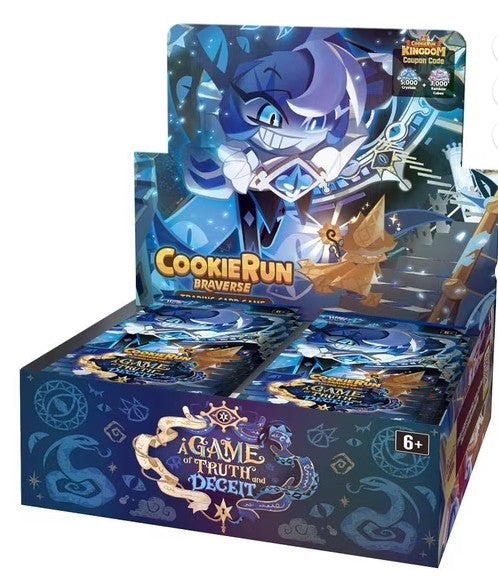 CookieRun Braverse Trading Card Game A Game of Truth & Deceit Booster Box (28 Packs)