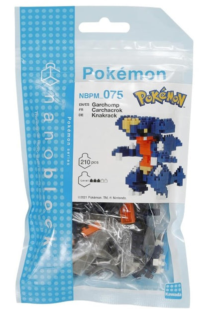 Nanoblock - Pokémon - Garchomp, Pokémon Series Building Kit