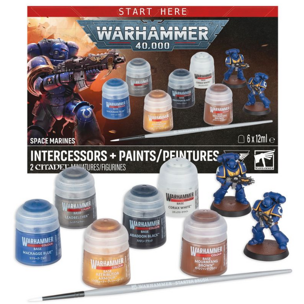 Warhammer 40k: Intercessors + Paints